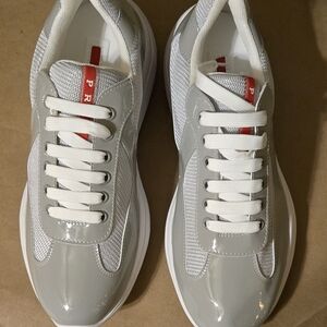 Prada Men's Gray Sneakers